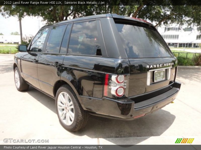 Santorini Black Metallic / Jet 2012 Land Rover Range Rover HSE LUX