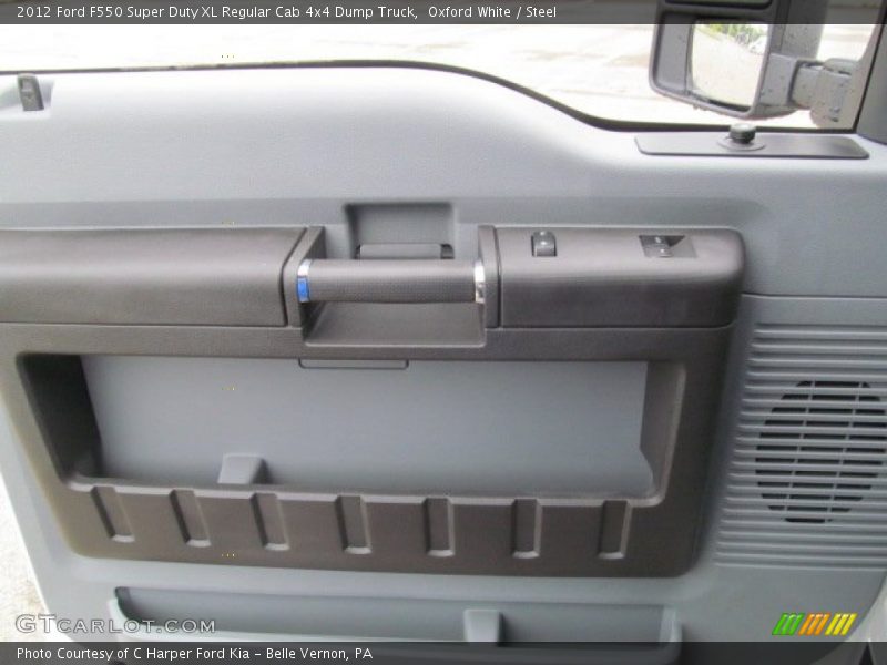 Door Panel of 2012 F550 Super Duty XL Regular Cab 4x4 Dump Truck