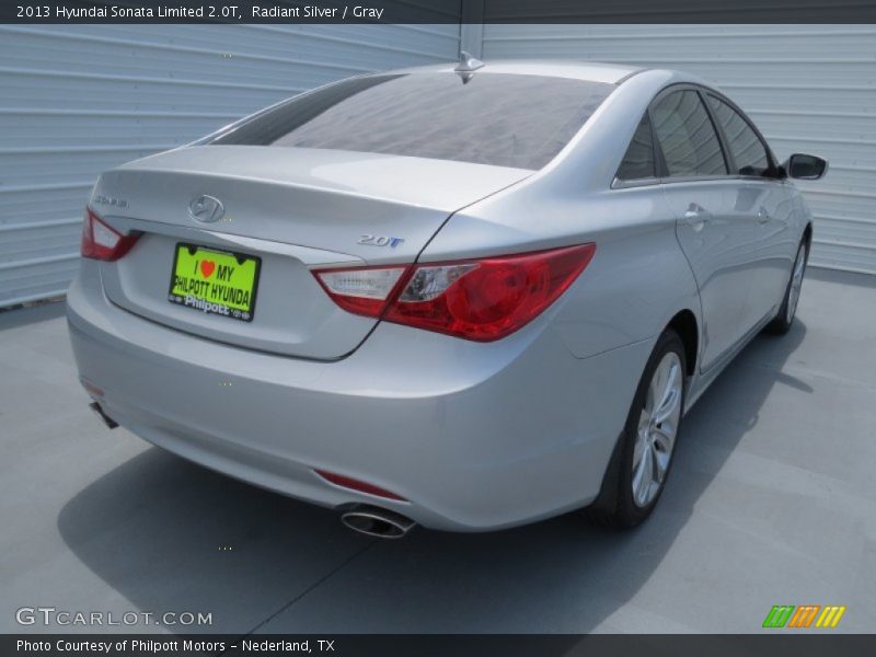 Radiant Silver / Gray 2013 Hyundai Sonata Limited 2.0T