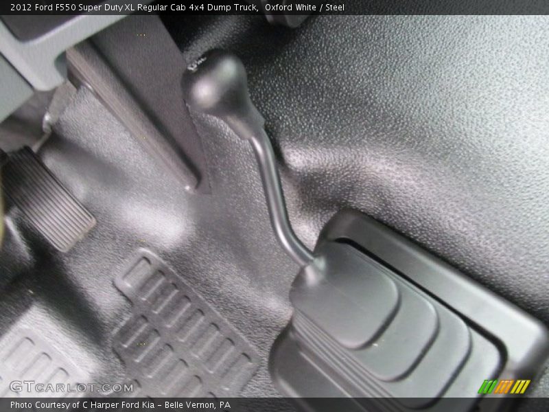 Oxford White / Steel 2012 Ford F550 Super Duty XL Regular Cab 4x4 Dump Truck