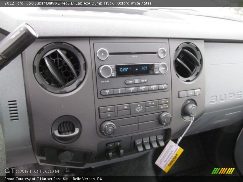 Controls of 2012 F550 Super Duty XL Regular Cab 4x4 Dump Truck