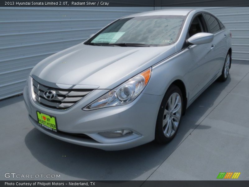 Radiant Silver / Gray 2013 Hyundai Sonata Limited 2.0T
