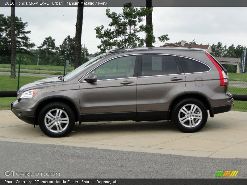 Urban Titanium Metallic / Ivory 2010 Honda CR-V EX-L