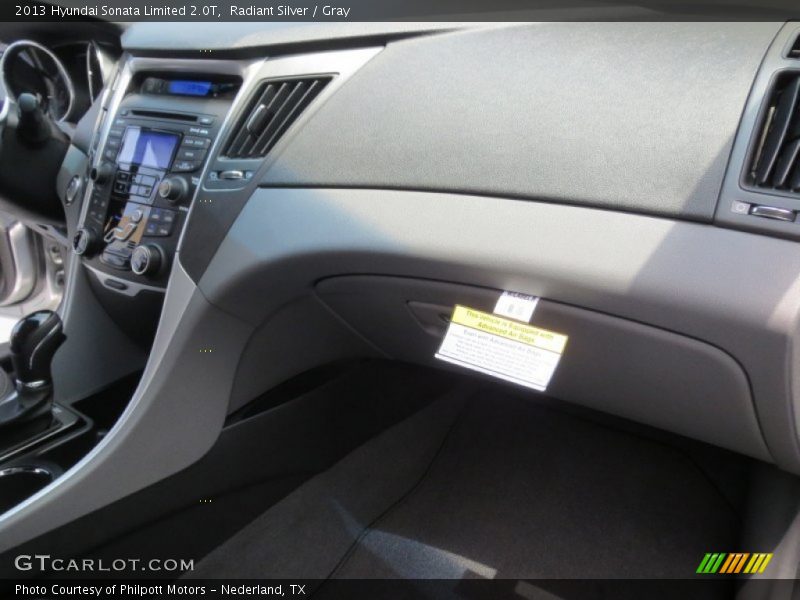 Radiant Silver / Gray 2013 Hyundai Sonata Limited 2.0T
