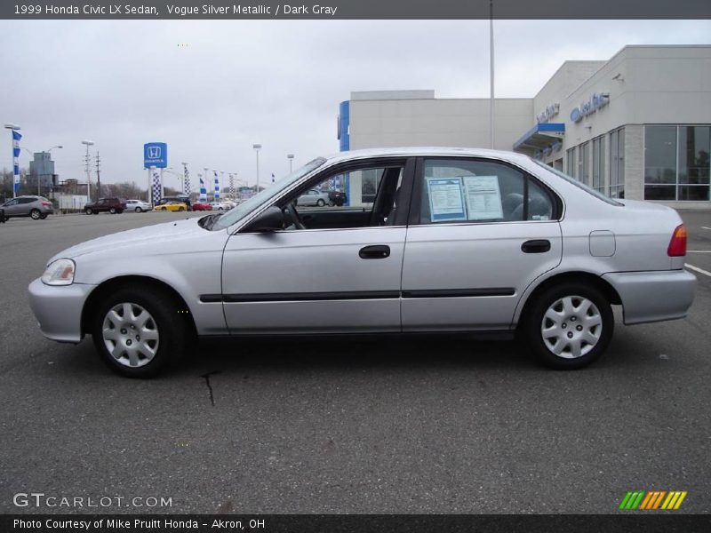 Vogue Silver Metallic / Dark Gray 1999 Honda Civic LX Sedan