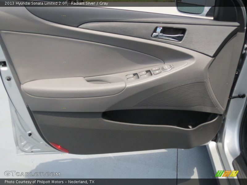 Radiant Silver / Gray 2013 Hyundai Sonata Limited 2.0T