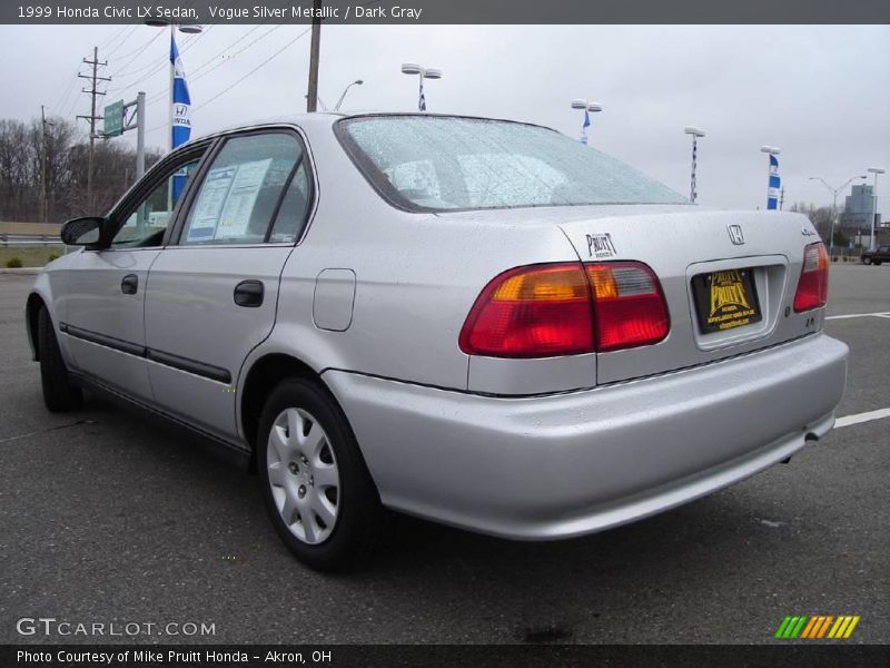 Vogue Silver Metallic / Dark Gray 1999 Honda Civic LX Sedan