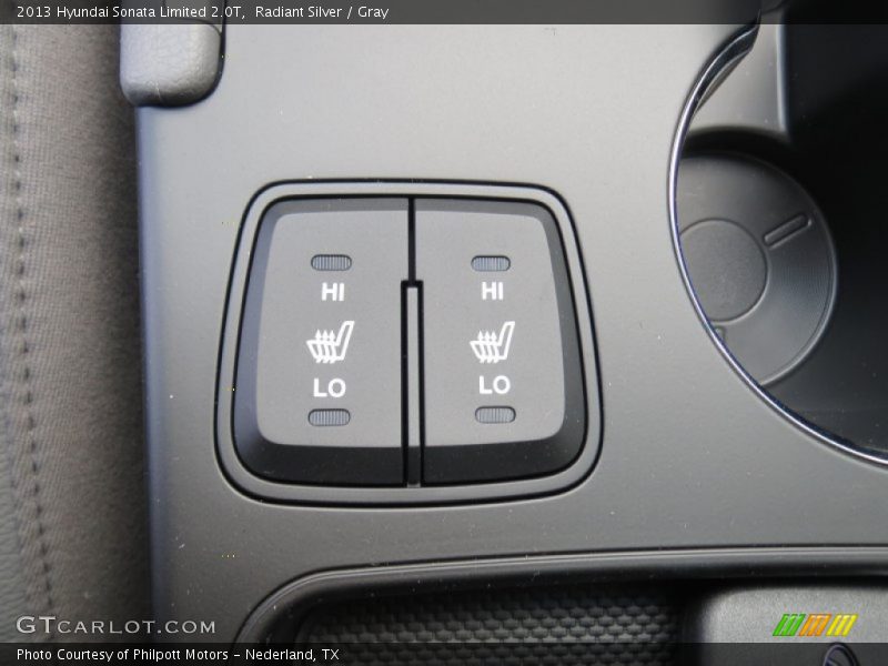 Radiant Silver / Gray 2013 Hyundai Sonata Limited 2.0T