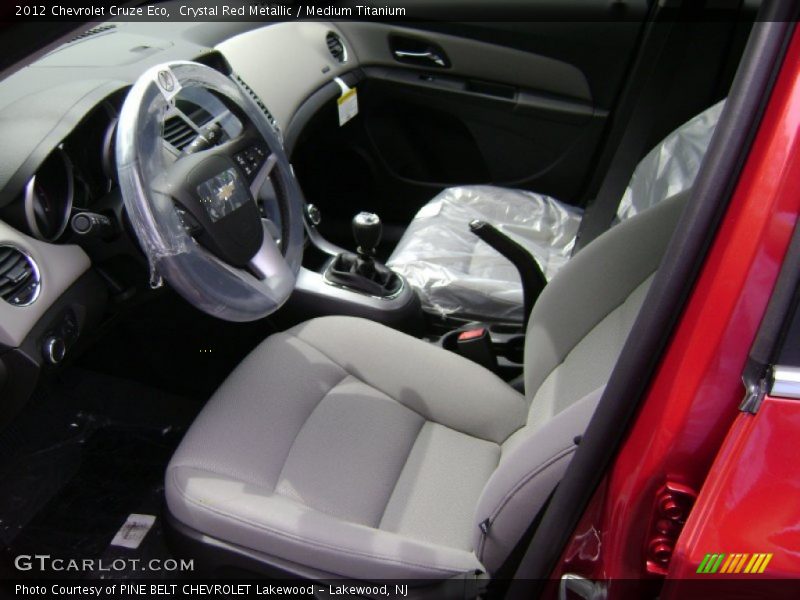 Crystal Red Metallic / Medium Titanium 2012 Chevrolet Cruze Eco