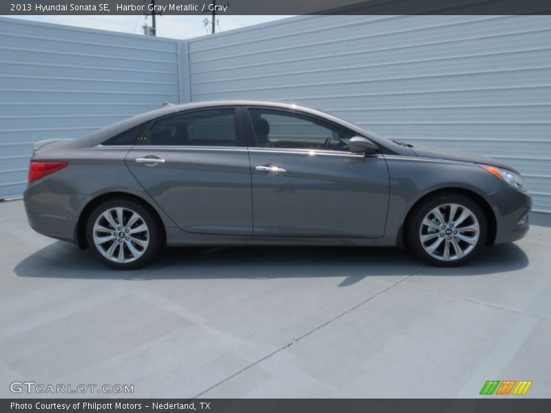 Harbor Gray Metallic / Gray 2013 Hyundai Sonata SE