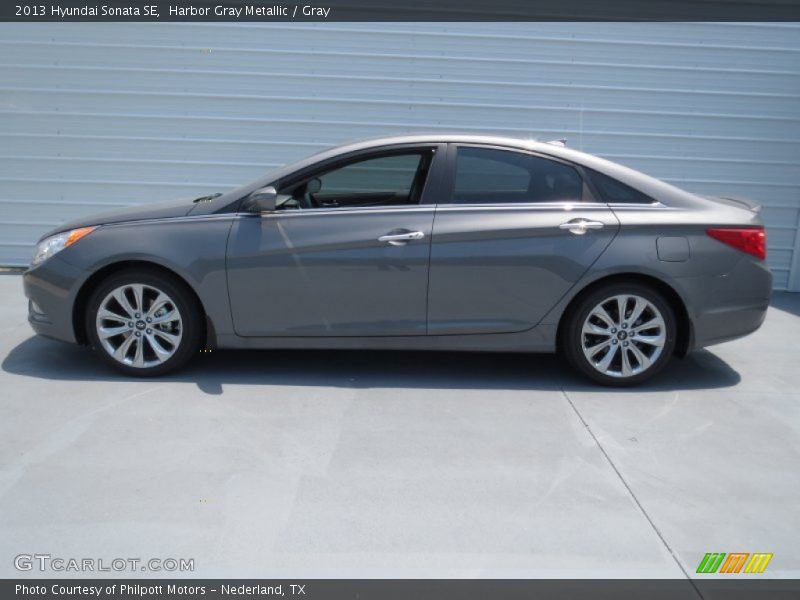 Harbor Gray Metallic / Gray 2013 Hyundai Sonata SE