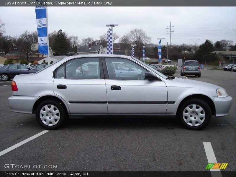 Vogue Silver Metallic / Dark Gray 1999 Honda Civic LX Sedan