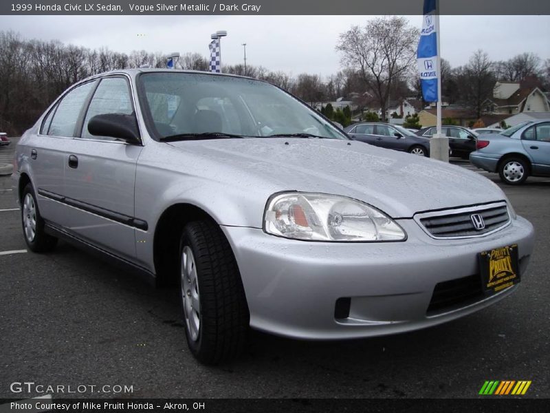 Vogue Silver Metallic / Dark Gray 1999 Honda Civic LX Sedan