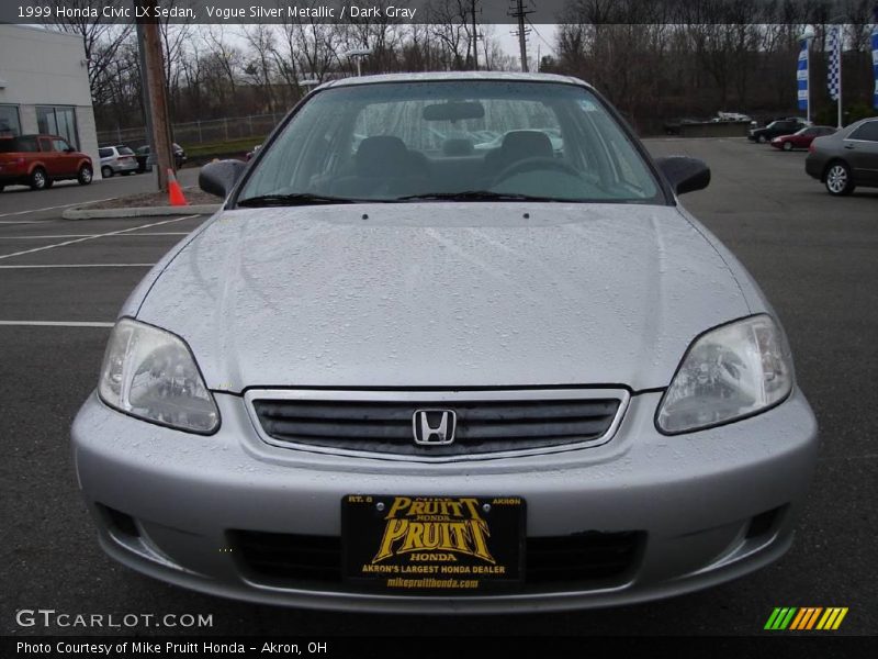 Vogue Silver Metallic / Dark Gray 1999 Honda Civic LX Sedan