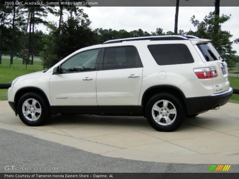 Summit White / Light Titanium 2008 GMC Acadia SLE