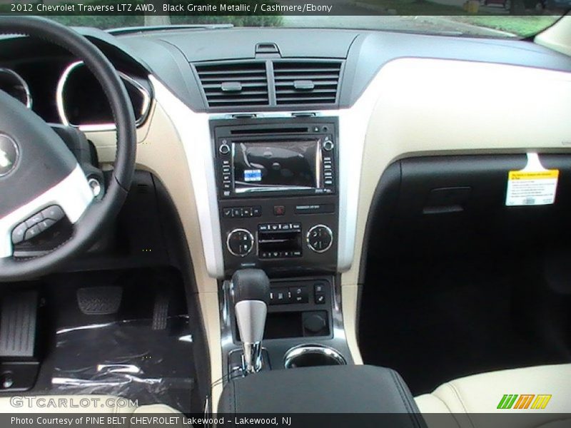 Black Granite Metallic / Cashmere/Ebony 2012 Chevrolet Traverse LTZ AWD