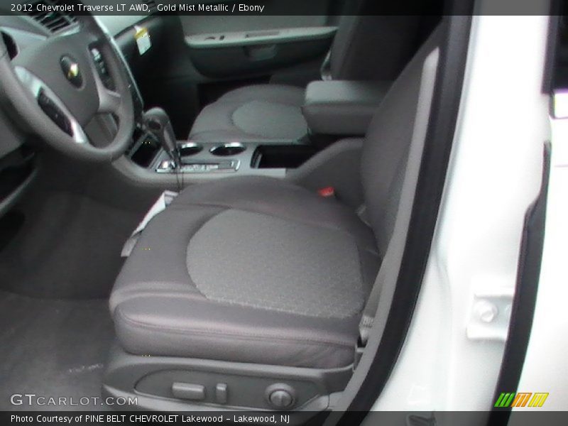 Gold Mist Metallic / Ebony 2012 Chevrolet Traverse LT AWD