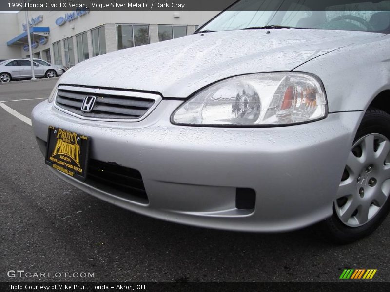 Vogue Silver Metallic / Dark Gray 1999 Honda Civic LX Sedan