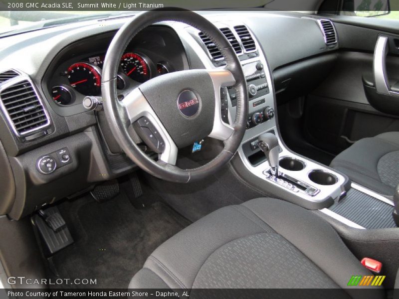 Summit White / Light Titanium 2008 GMC Acadia SLE