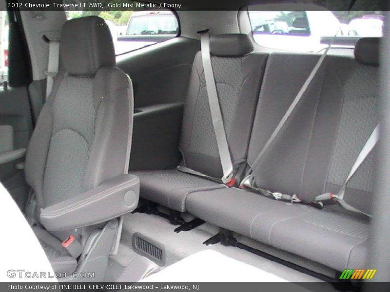 Gold Mist Metallic / Ebony 2012 Chevrolet Traverse LT AWD