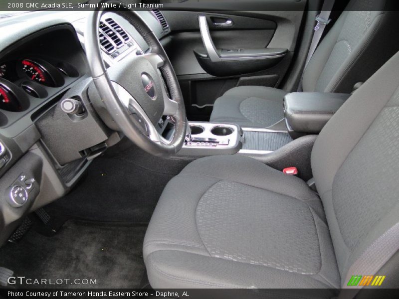 Summit White / Light Titanium 2008 GMC Acadia SLE