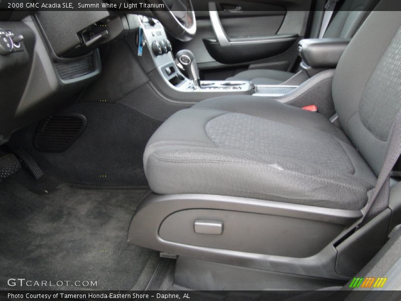 Summit White / Light Titanium 2008 GMC Acadia SLE