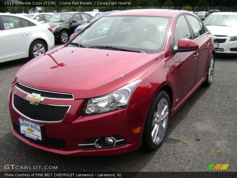 Crystal Red Metallic / Cocoa/Light Neutral 2012 Chevrolet Cruze LTZ/RS