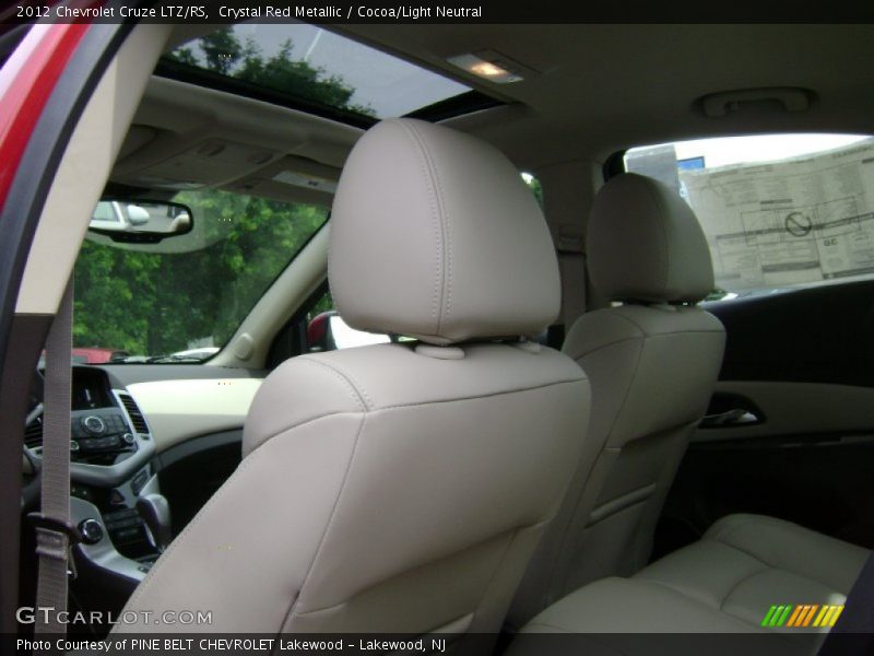 Crystal Red Metallic / Cocoa/Light Neutral 2012 Chevrolet Cruze LTZ/RS