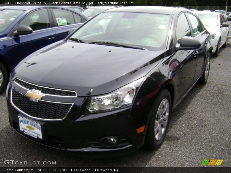 Black Granite Metallic / Jet Black/Medium Titanium 2012 Chevrolet Cruze LS