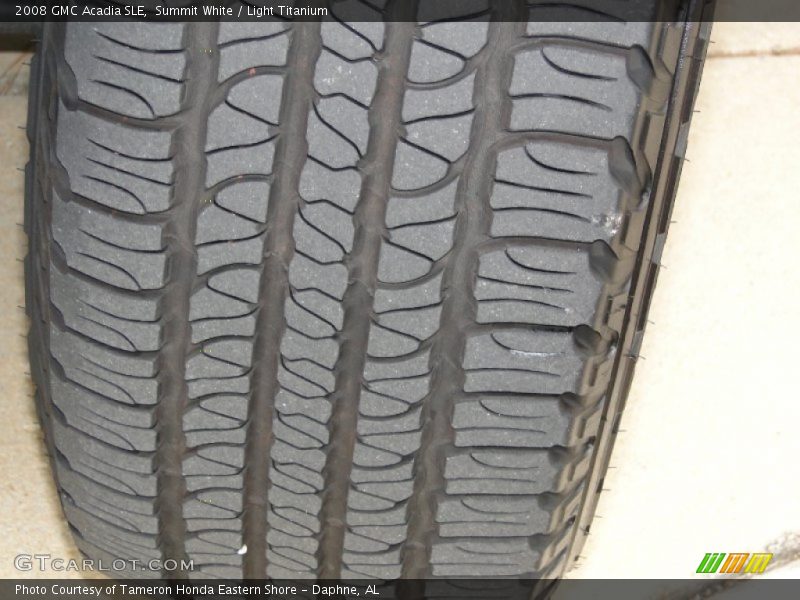 Summit White / Light Titanium 2008 GMC Acadia SLE