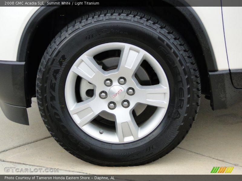 Summit White / Light Titanium 2008 GMC Acadia SLE