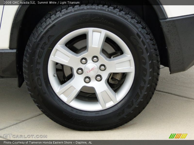 Summit White / Light Titanium 2008 GMC Acadia SLE