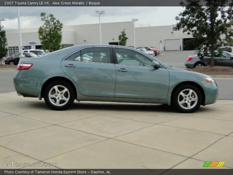 Aloe Green Metallic / Bisque 2007 Toyota Camry LE V6