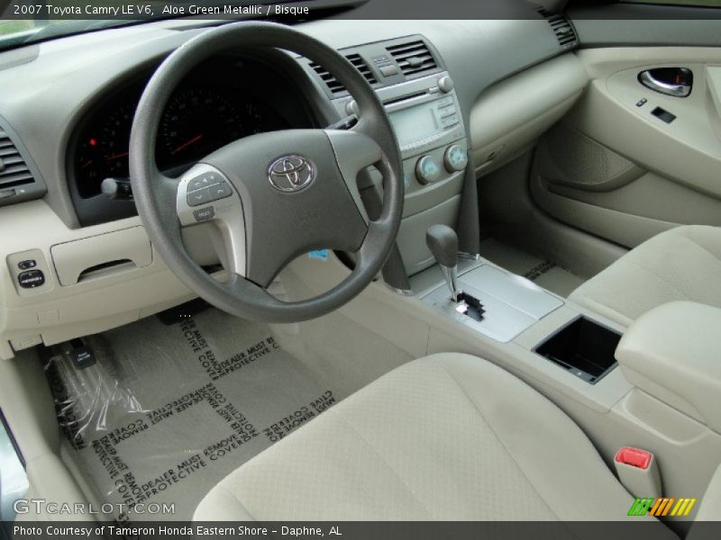 Aloe Green Metallic / Bisque 2007 Toyota Camry LE V6