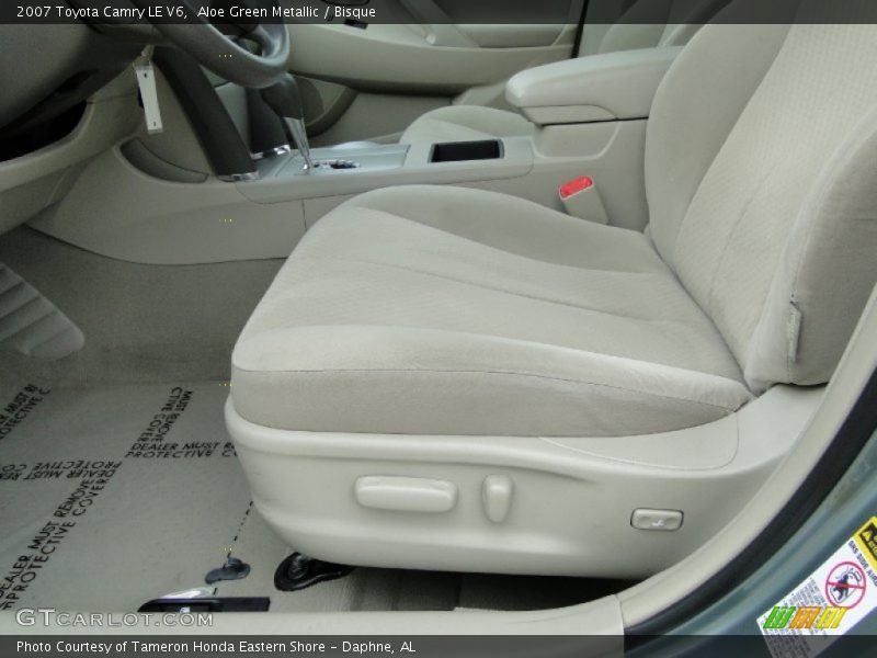 Aloe Green Metallic / Bisque 2007 Toyota Camry LE V6