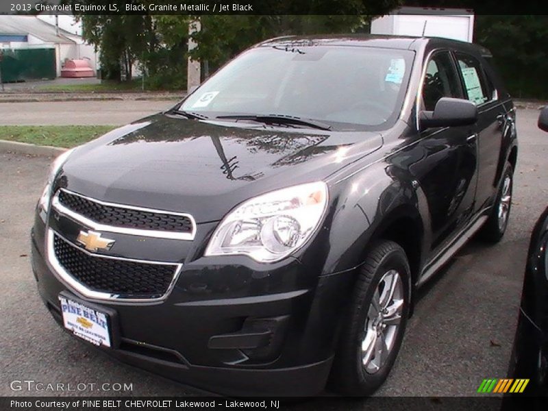 Black Granite Metallic / Jet Black 2013 Chevrolet Equinox LS