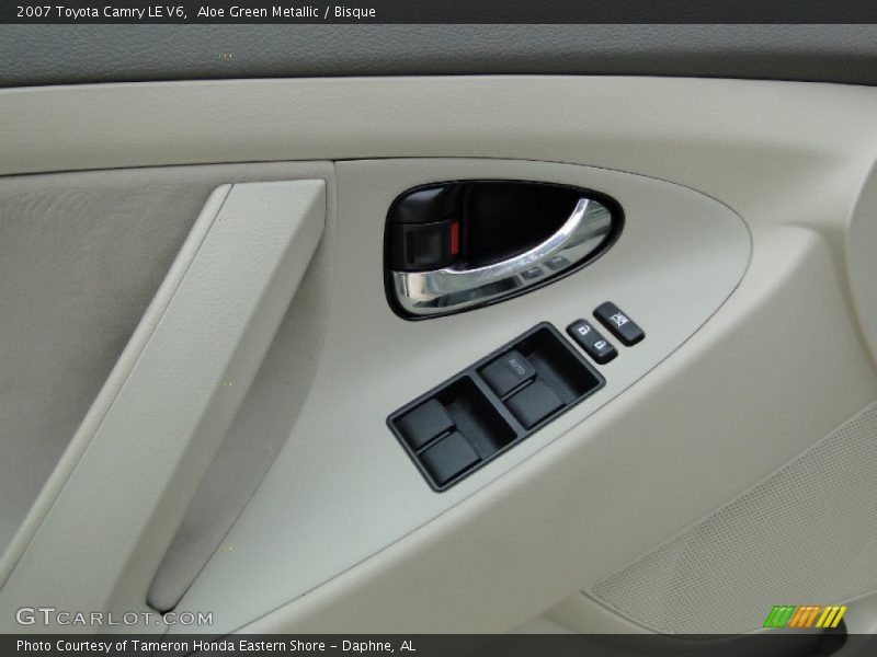 Aloe Green Metallic / Bisque 2007 Toyota Camry LE V6