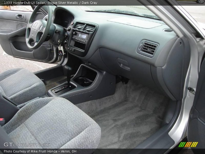 Vogue Silver Metallic / Dark Gray 1999 Honda Civic LX Sedan