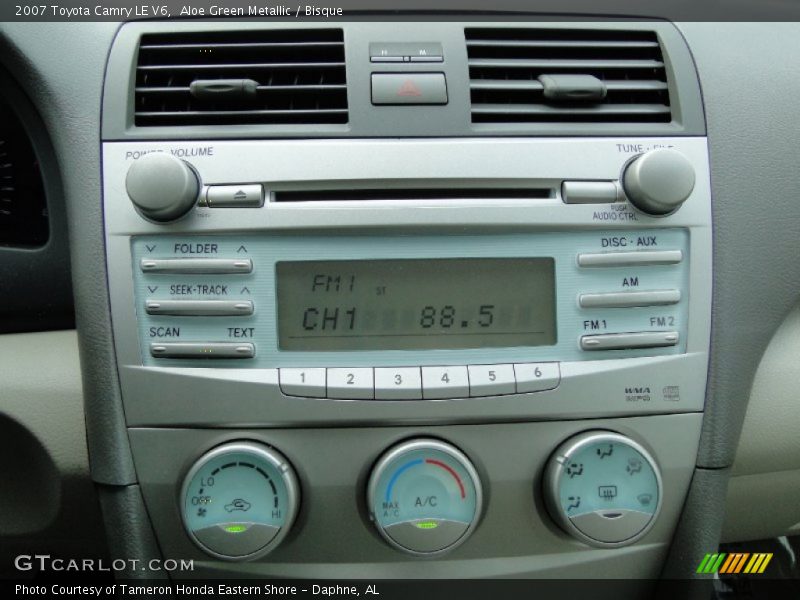 Aloe Green Metallic / Bisque 2007 Toyota Camry LE V6