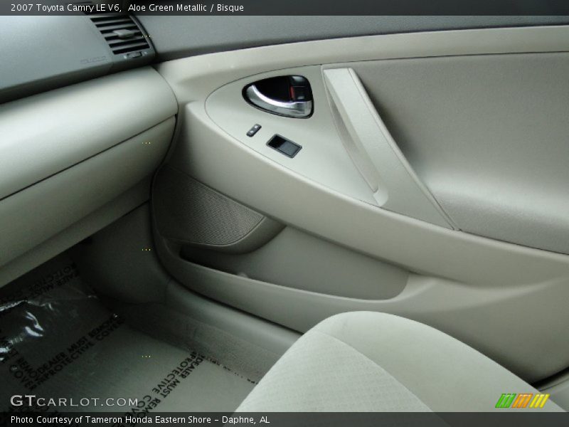 Aloe Green Metallic / Bisque 2007 Toyota Camry LE V6