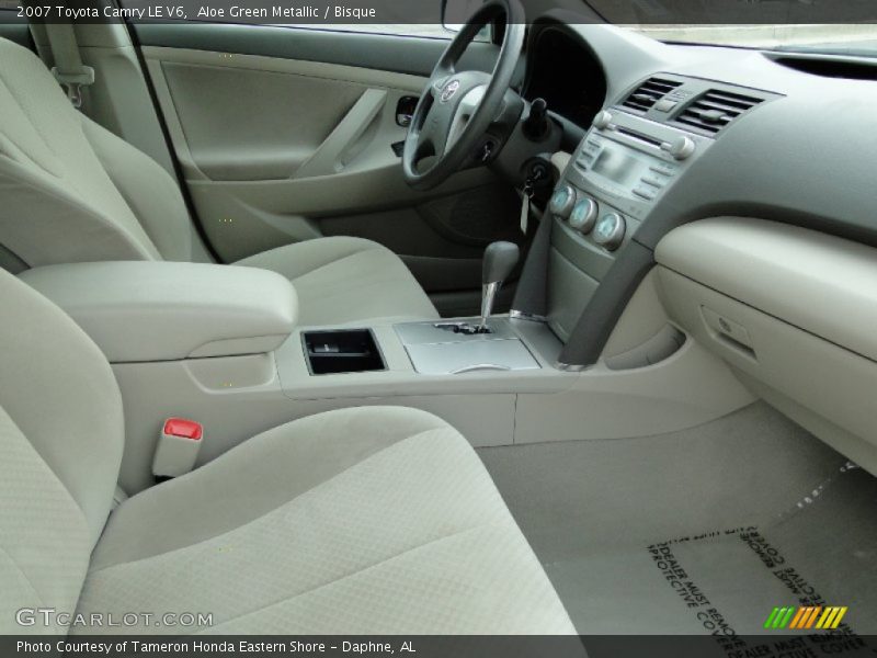 Aloe Green Metallic / Bisque 2007 Toyota Camry LE V6