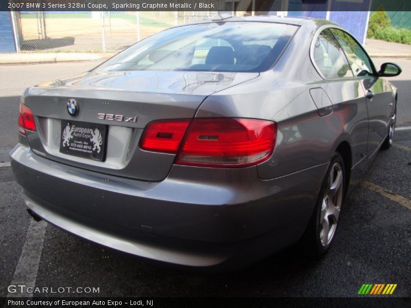 Sparkling Graphite Metallic / Black 2007 BMW 3 Series 328xi Coupe