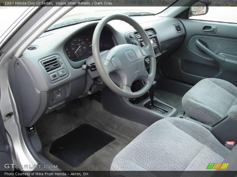 Vogue Silver Metallic / Dark Gray 1999 Honda Civic LX Sedan