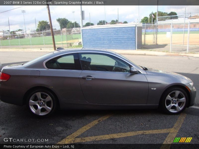 Sparkling Graphite Metallic / Black 2007 BMW 3 Series 328xi Coupe