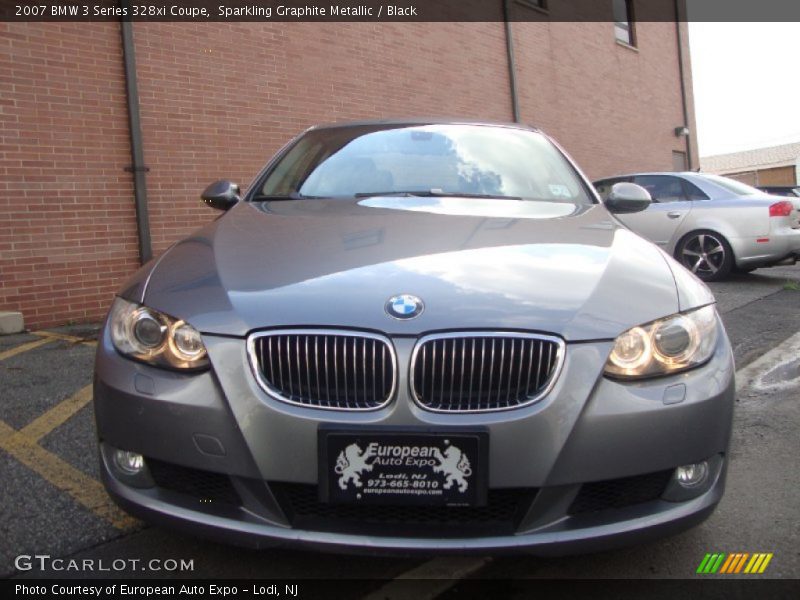 Sparkling Graphite Metallic / Black 2007 BMW 3 Series 328xi Coupe