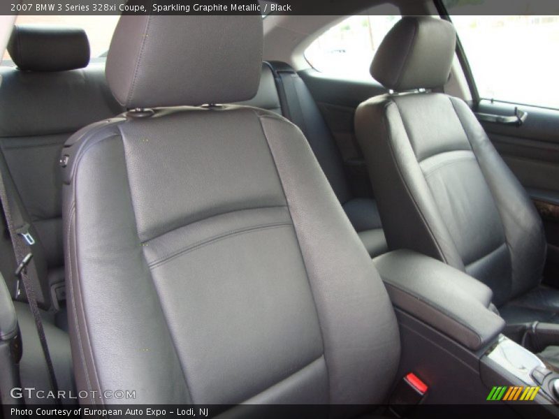 Sparkling Graphite Metallic / Black 2007 BMW 3 Series 328xi Coupe
