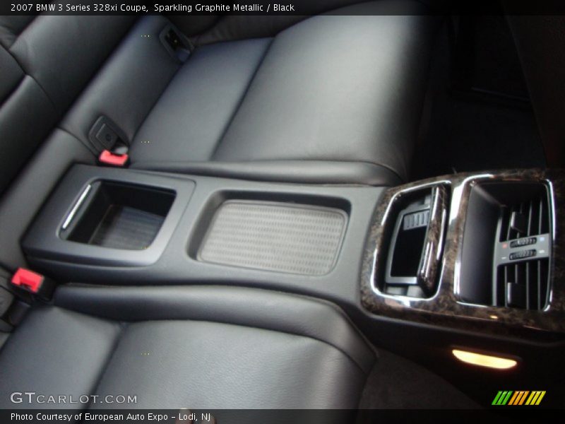 Sparkling Graphite Metallic / Black 2007 BMW 3 Series 328xi Coupe