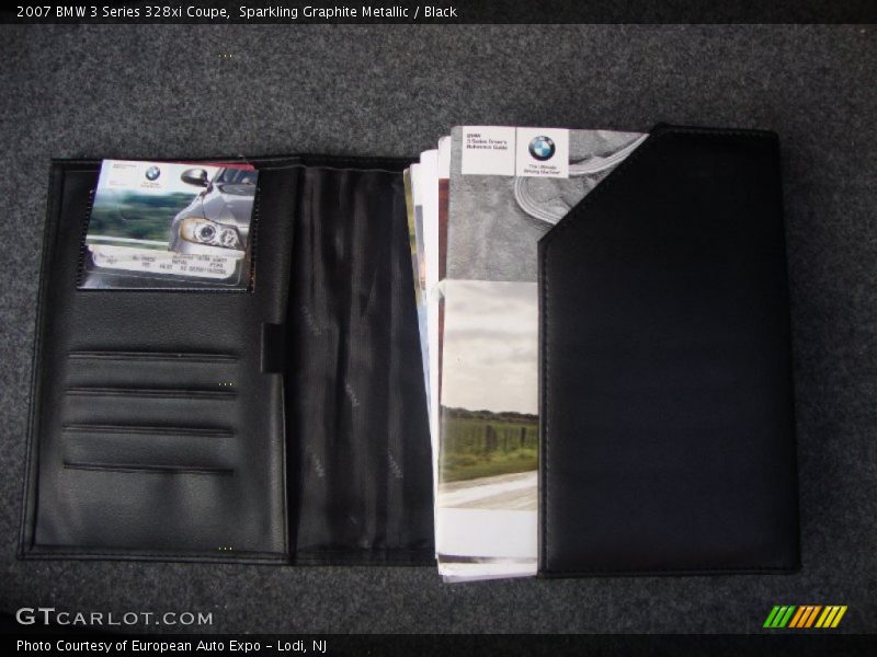 Sparkling Graphite Metallic / Black 2007 BMW 3 Series 328xi Coupe