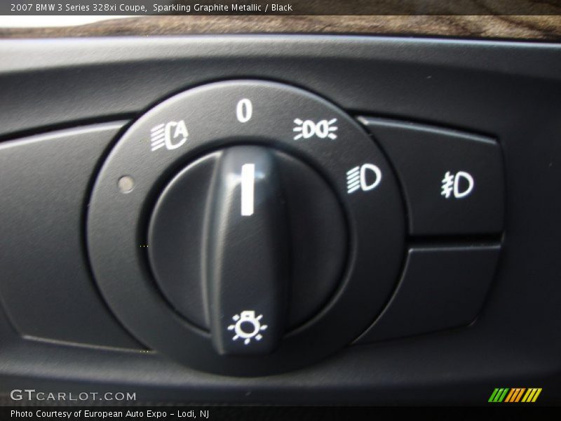 Sparkling Graphite Metallic / Black 2007 BMW 3 Series 328xi Coupe