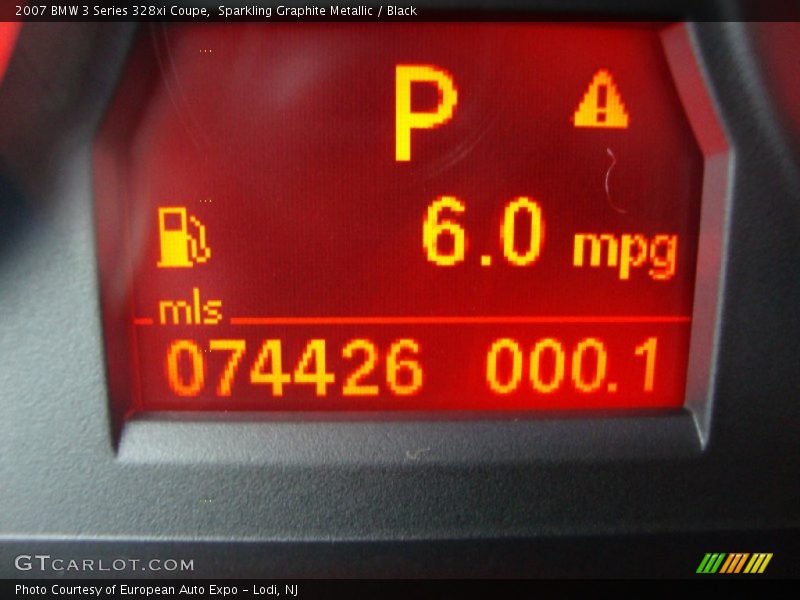 Sparkling Graphite Metallic / Black 2007 BMW 3 Series 328xi Coupe